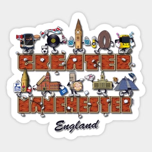 Greater Manchester, England Sticker